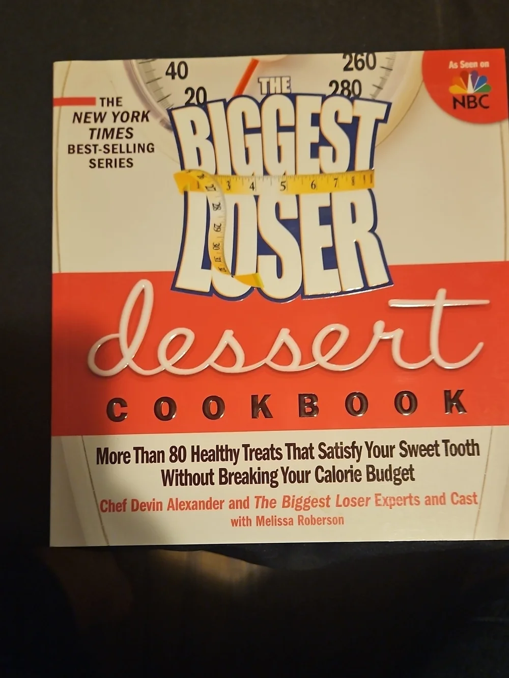 The Biggest Loser Dessert Cookbook - White & Red Cover